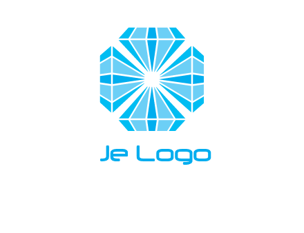 diamonds in square jewelry logo