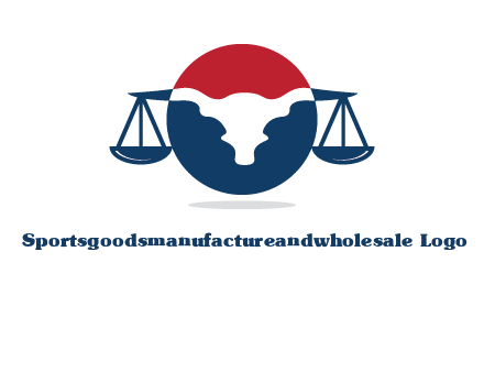 bull face scale law logo