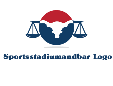 bull face scale law logo