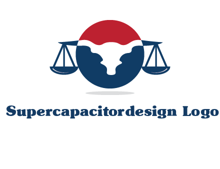 bull face scale law logo