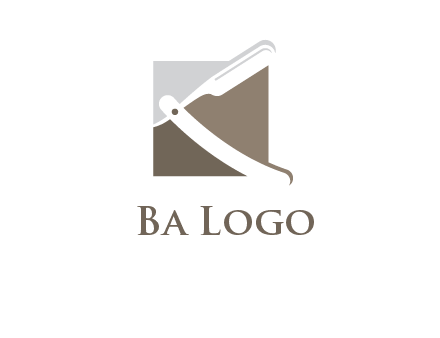 razor barber logo