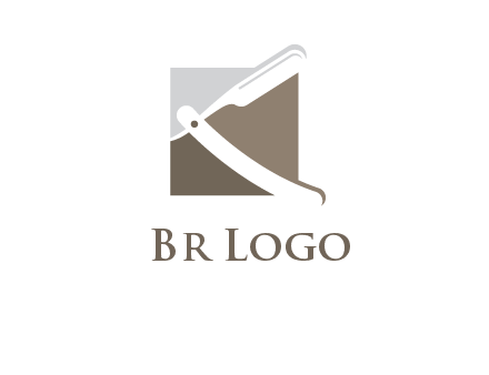 razor barber logo