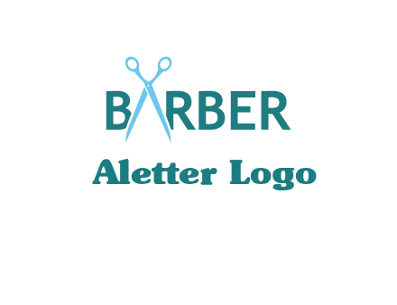 scissor barber logo