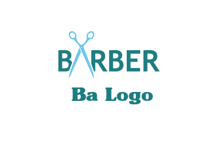 scissor barber logo