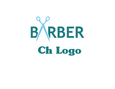 scissor barber logo