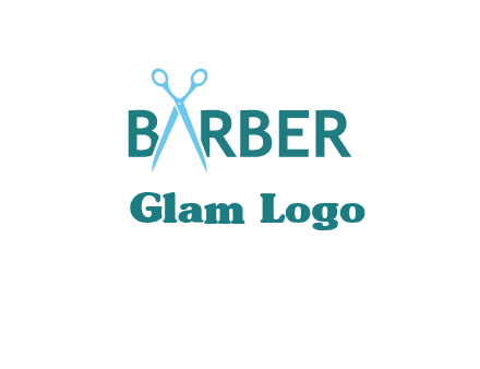 scissor barber logo