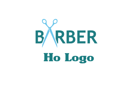 scissor barber logo