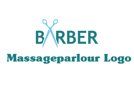 scissor barber logo