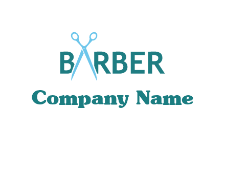 scissor barber logo