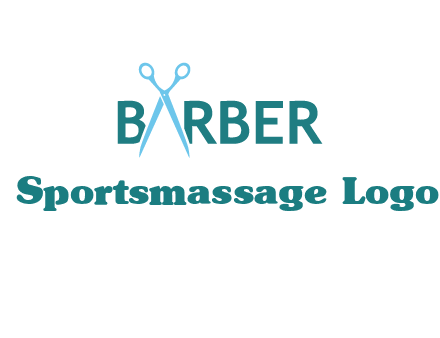 scissor barber logo