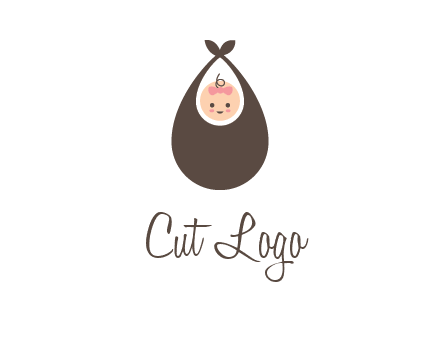 baby bib childcare logo