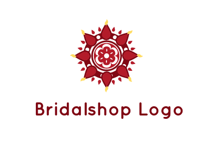 rangoli pattern in religious logo